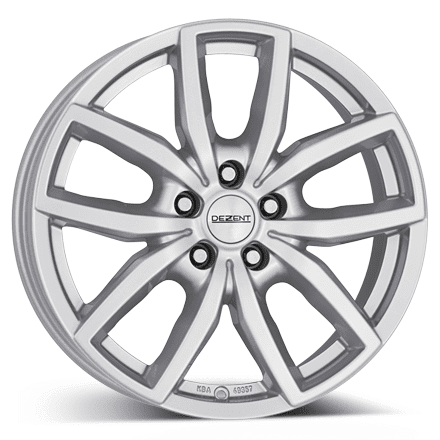 5x127 18x8 ET45 Dezent TE Sil 71.6