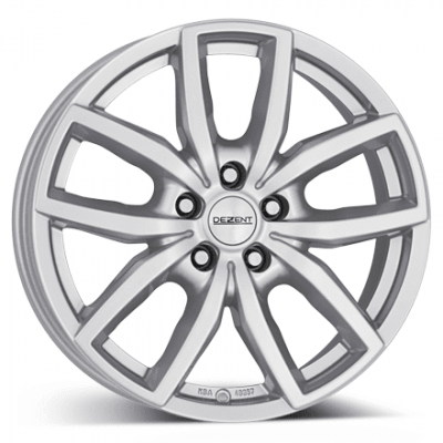 5x127 18x8 ET45 Dezent TE Sil 71.6
