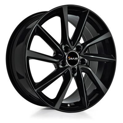 8,0x18 AC-518 5x112 30 Black 66.6 könnyűfém kerékt.